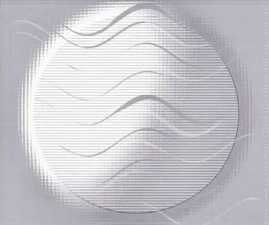 grey wavy globe