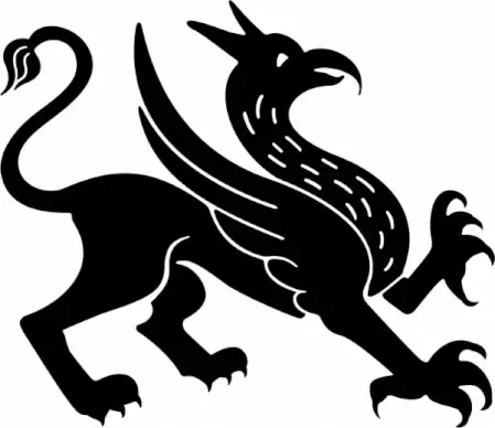 griffin vector free vector