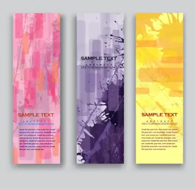 grunge abstract banner