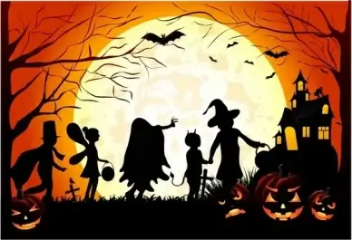 Halloween Children trick or treat