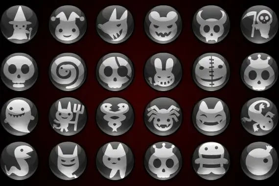 Halloween icons