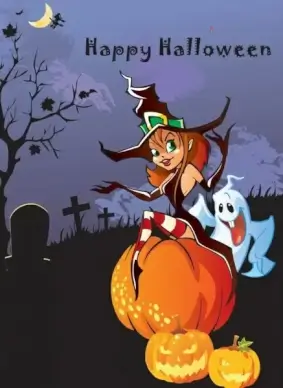 Halloween Theme Design Vector Illustration