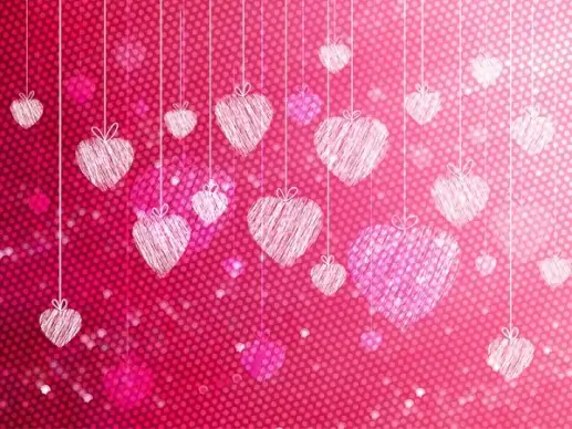 hand draw heart background