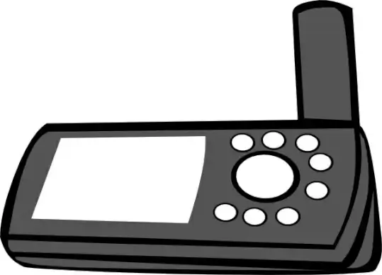 Handheld Gps clip art