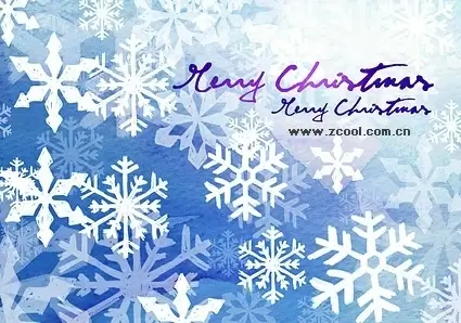 handpainted christmas posters psd layered 1