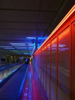 handrails moving walkway roller platform