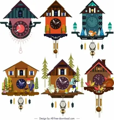 hanging clock templates collection classical cottage decor