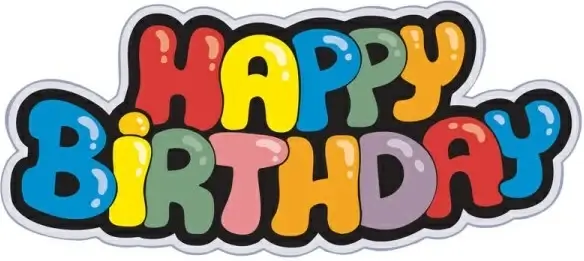 happy birthday elements 06 vector