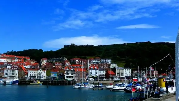 harbor and town