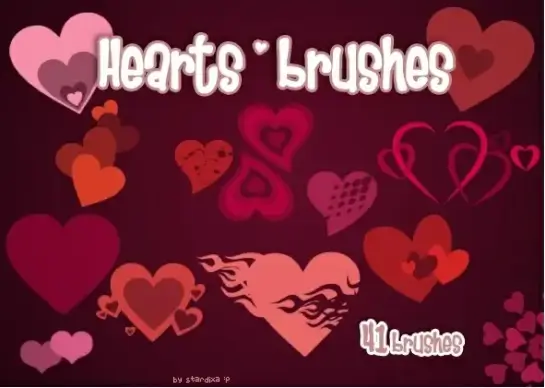 Hearts Brushes