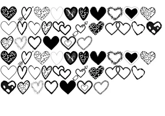 Hearts Shapes TFB