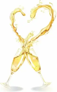 heartshaped vector 1 champagne