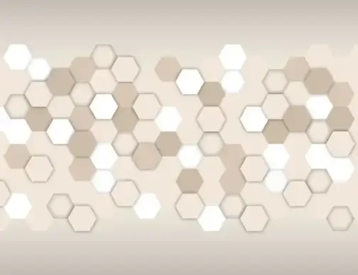 hexagon network background