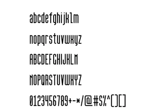 High Sans Serif 7
