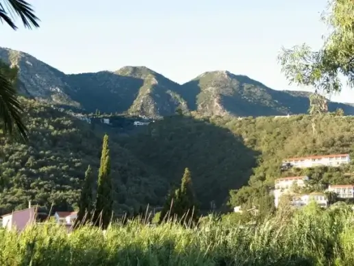 hilly scenery