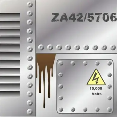 metal background grunge grey design plate screw ornament