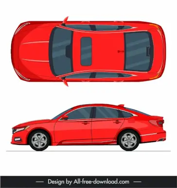 honda accord 2018 template elegant top view side view sketch