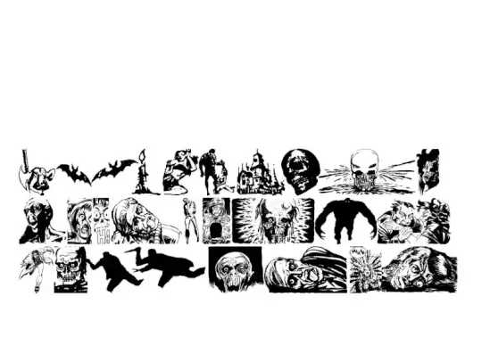 Horror Dingbats Eerie Edition