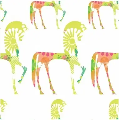 Horse seamless pattern