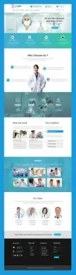 hospital web template