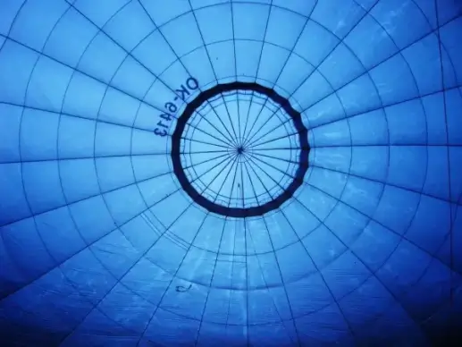 hot air balloon interior