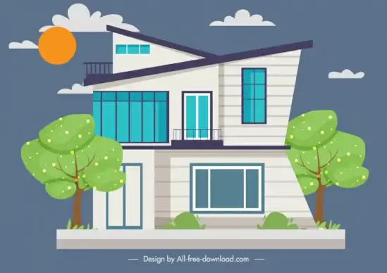 house architecture template modern elegant decor