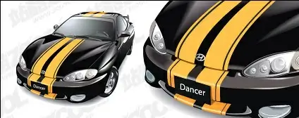 HUNDAI tubiron car vector material