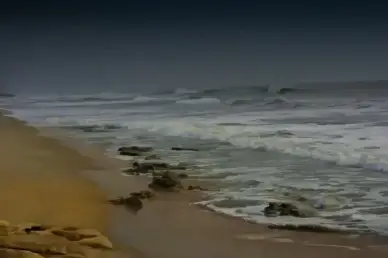 hurricane beach ocean