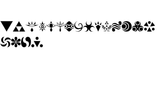 Hylian Symbols