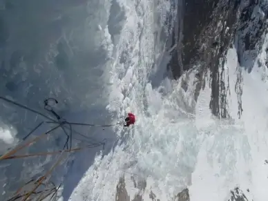 ice climbing mountaineering alpine