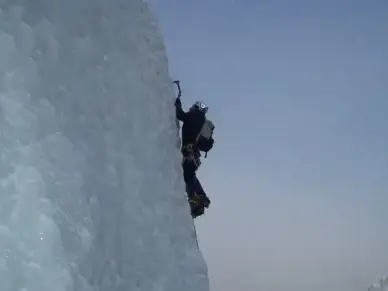 ice climbing mountaineering alpine