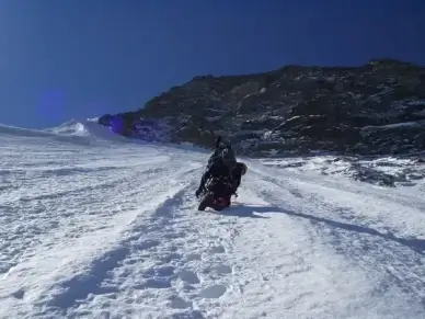 ice climbing north wall big horn