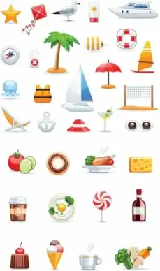 icons set 02 vector