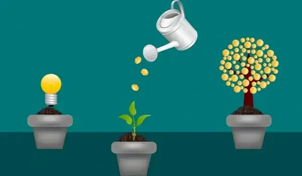 idea concep planting bulbs tree ornament