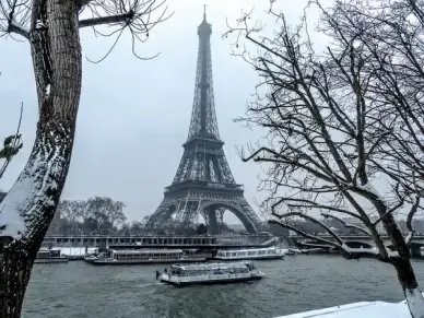 il neige sur paris 20 janvier 2013