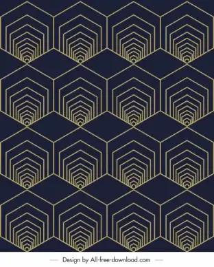 illusion pattern repeating symmetric polygonal shapes