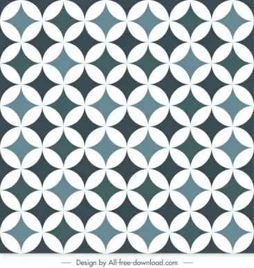 illusion pattern template repeating symmetric circles combination
