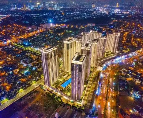 indonesia city picture modern elegant sparkling night time