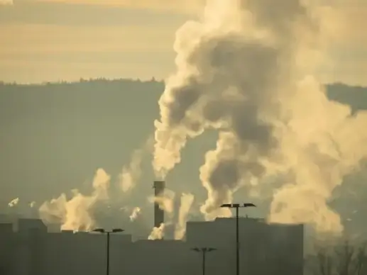 industry smoke chimney