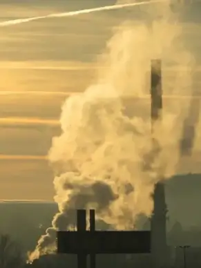 industry smoke chimney