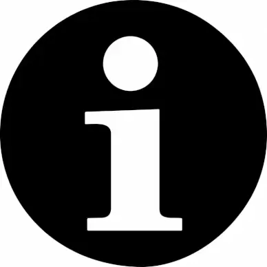 info circle sign template contrast outline