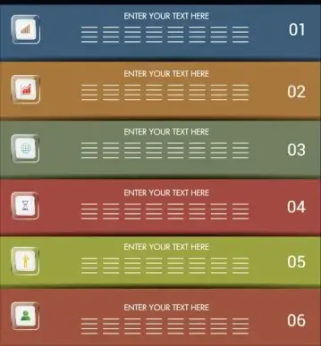 infographic background colorful horizontal bars design
