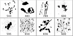 Ink drops