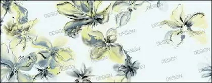 Ink effect Fashion Flower