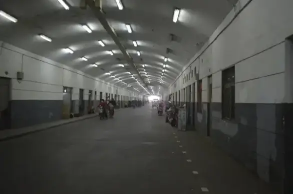 inside a tunnel