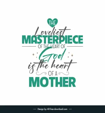 inspirational mothers day quotes poster template dynamic handdrawn texts starlight decor