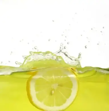 instant highdefinition pictures of lemon falling into water