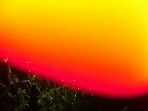 intense light