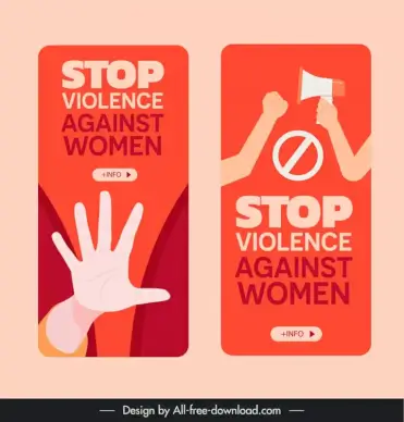 international day for the elimination of violence against women poster template flat dynamic classical hand arms sketch