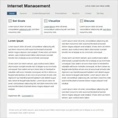 Internet Management Template